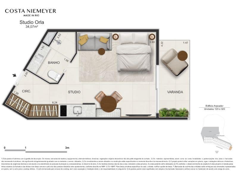 Uma outra planta humanizada do studio Orla