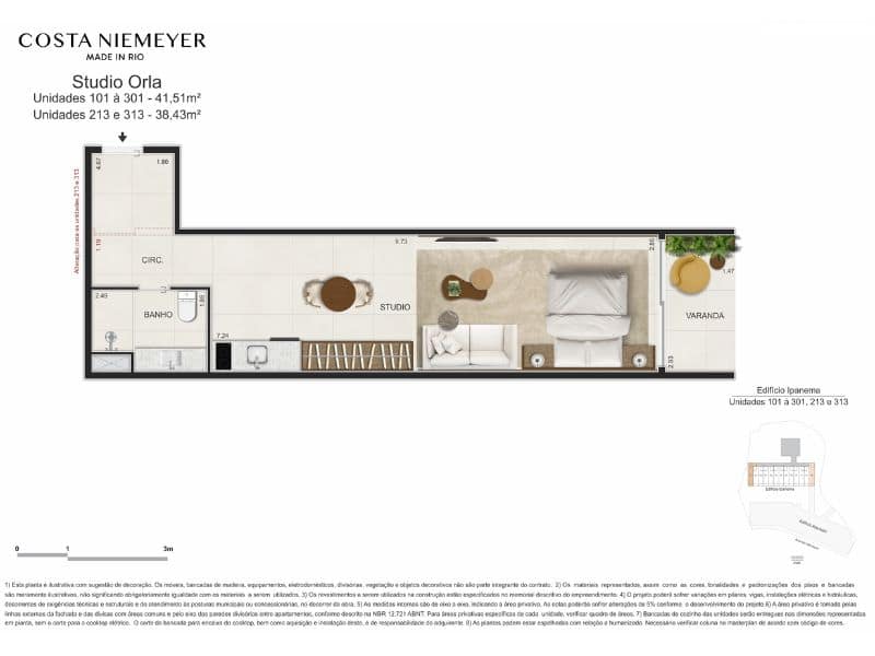 Uma outra planta humanizada do studio Orla